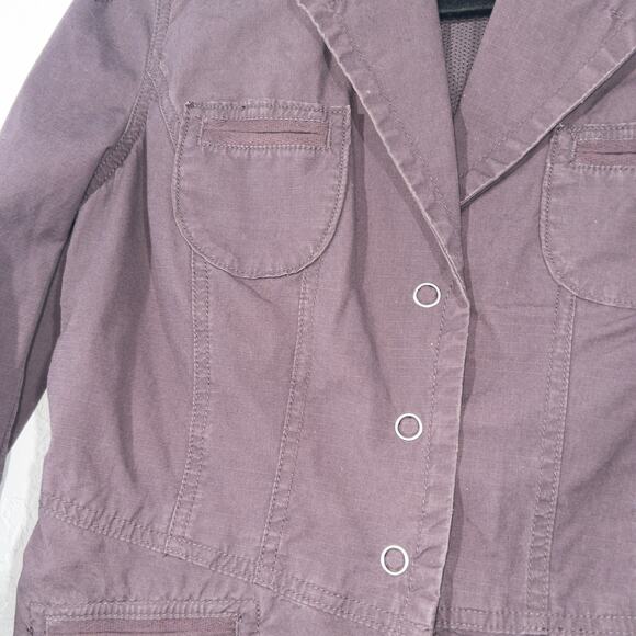 Halogen Taupe Brown Cotton Basic Jacket Size‎ Medium - Picture 2 of 6